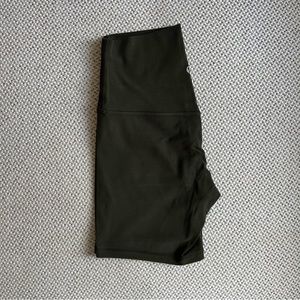 Lululemon Align 6” Short (Dark Olive, 4)